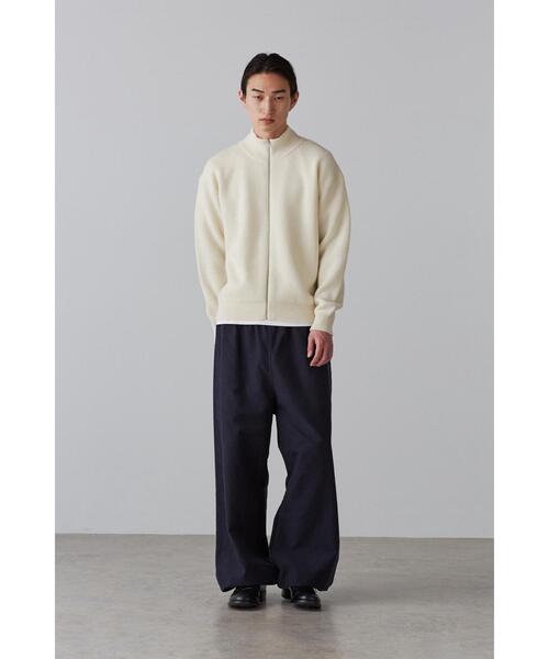 Y(ワイ)の「Y / NON MULESING WOOL DRIVERS KN(カーディガン/ボレロ・メンズ・ホワイト/ネイビー・MEDIUM/SMALL/LARGE)」の21枚目の写真