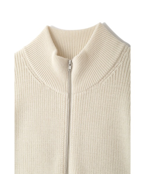 Y(ワイ)の「Y / NON MULESING WOOL DRIVERS KN(カーディガン/ボレロ・メンズ・ホワイト/ネイビー・MEDIUM/SMALL/LARGE)」の12枚目の写真