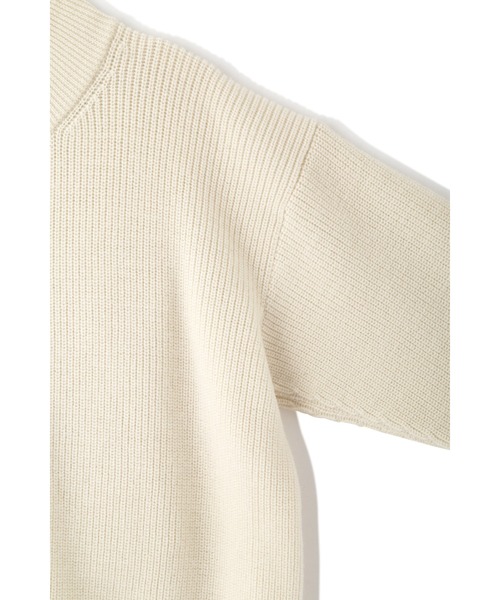 Y(ワイ)の「Y / NON MULESING WOOL DRIVERS KN(カーディガン/ボレロ・メンズ・ホワイト/ネイビー・MEDIUM/SMALL/LARGE)」の13枚目の写真