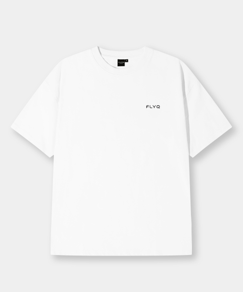 FLYQ(フライク)の「FLYQ ハザードプリント半袖Tシャツ / ホワイト(Tシャツ/カットソー・レディース・その他・LARGE/MEDIUM)」の4枚目の写真
