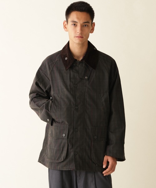 Barbour(バブアー)の「Barbour/バブアー TARTAN OS BEDALE WAX JACKET タータンオーバーサイズビデールワックスジャケット MWX2593(ブルゾン・メンズ・ブラウン系その他・38/40)」の3枚目の写真