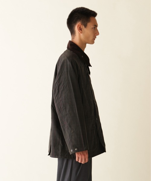 Barbour(バブアー)の「Barbour/バブアー TARTAN OS BEDALE WAX JACKET タータンオーバーサイズビデールワックスジャケット MWX2593(ブルゾン・メンズ・ブラウン系その他・38/40)」の4枚目の写真
