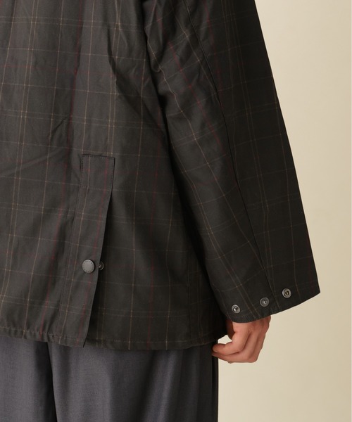 Barbour(バブアー)の「Barbour/バブアー TARTAN OS BEDALE WAX JACKET タータンオーバーサイズビデールワックスジャケット MWX2593(ブルゾン・メンズ・ブラウン系その他・38/40)」の10枚目の写真