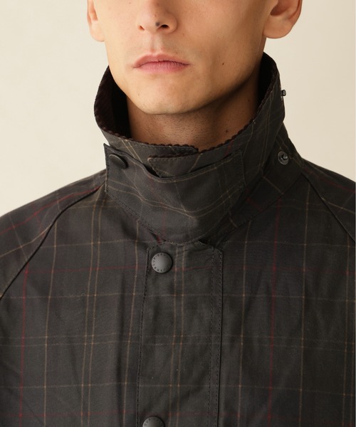 Barbour(バブアー)の「Barbour/バブアー TARTAN OS BEDALE WAX JACKET タータンオーバーサイズビデールワックスジャケット MWX2593(ブルゾン・メンズ・ブラウン系その他・38/40)」の12枚目の写真