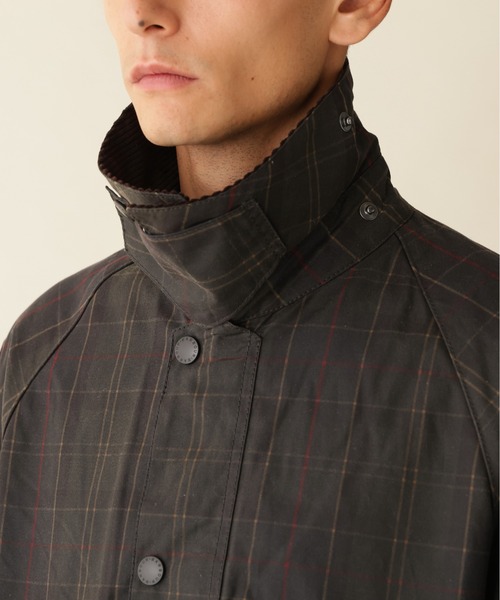 Barbour(バブアー)の「Barbour/バブアー TARTAN OS BEDALE WAX JACKET タータンオーバーサイズビデールワックスジャケット MWX2593(ブルゾン・メンズ・ブラウン系その他・38/40)」の13枚目の写真