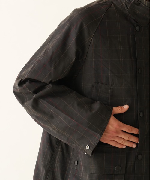 Barbour(バブアー)の「Barbour/バブアー TARTAN OS BEDALE WAX JACKET タータンオーバーサイズビデールワックスジャケット MWX2593(ブルゾン・メンズ・ブラウン系その他・38/40)」の14枚目の写真
