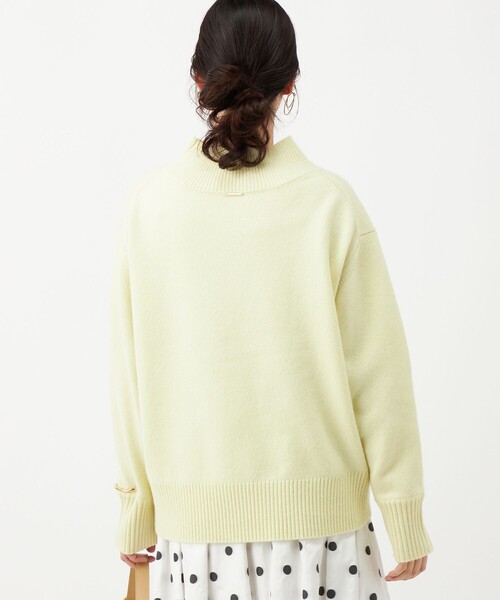 NOLLEY’S(ノーリーズ)の「カシミヤブレンドハイネックプルオーバー(ニット/セーター・レディース・イエロー/ピンク/サックスブルー/ライトグレー・38)」の22枚目の写真