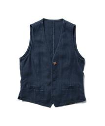 LARDINI | LARDINI / "PANAMA" シャドーチェック ジレ(ベスト)