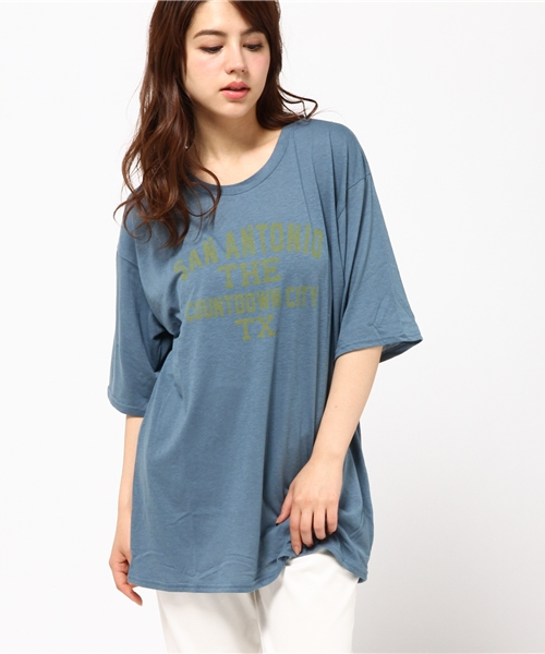 Ungrid（アングリッド）の「【Casual】SAN ANTONIOプリントTシャツ（Tシャツ/カットソー・レディース・ブルー/レッド/オフホワイト・FREE）」の12枚目の写真