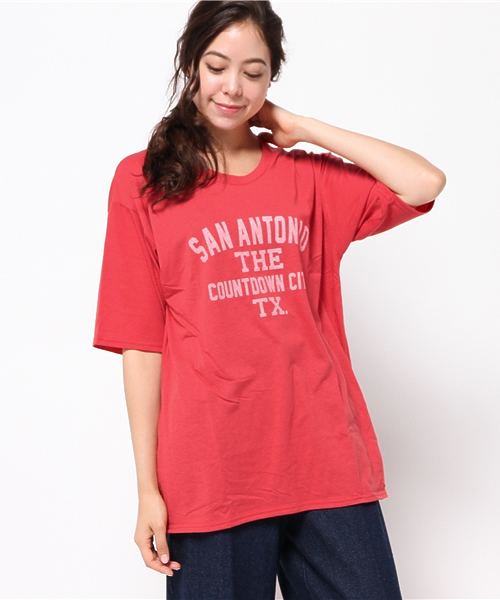 Ungrid（アングリッド）の「【Casual】SAN ANTONIOプリントTシャツ（Tシャツ/カットソー・レディース・ブルー/レッド/オフホワイト・FREE）」の13枚目の写真