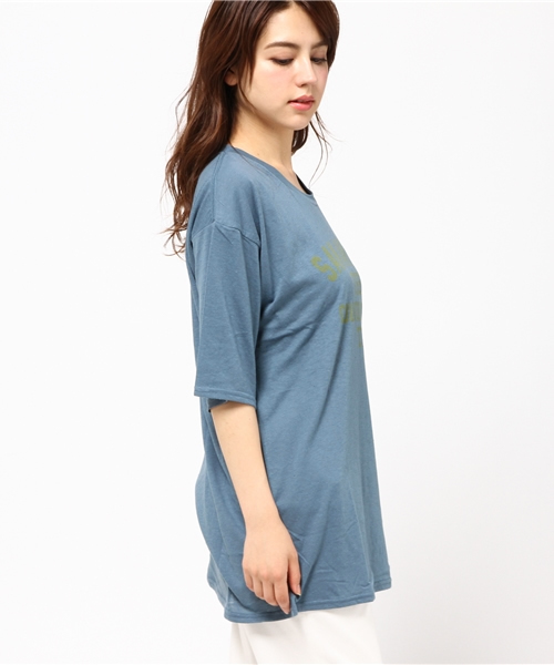 Ungrid（アングリッド）の「【Casual】SAN ANTONIOプリントTシャツ（Tシャツ/カットソー・レディース・ブルー/レッド/オフホワイト・FREE）」の5枚目の写真