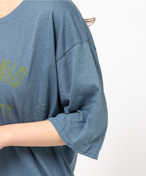 Ungrid（アングリッド）の「【Casual】SAN ANTONIOプリントTシャツ（Tシャツ/カットソー・レディース・ブルー/レッド/オフホワイト・FREE）」の8枚目の写真