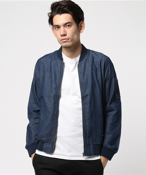 HVC（エイチブイシー）の「HVC / ﾃﾞﾆﾑMA-1			（MA-1・メンズ・ネイビー・L/M）」の10枚目の写真