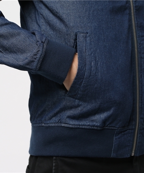 HVC（エイチブイシー）の「HVC / ﾃﾞﾆﾑMA-1			（MA-1・メンズ・ネイビー・L/M）」の5枚目の写真