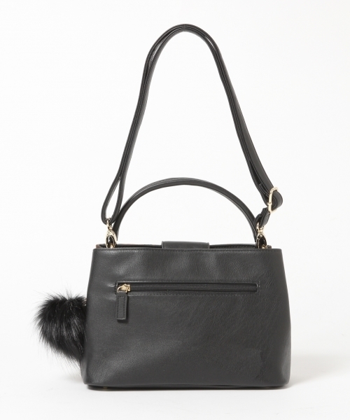 Heather（ヘザー）の「ワンハンドルチャームBAG  737201（ショルダーバッグ・レディース・ブラウン系その他/ブラック系その他・ONE SIZE）」の5枚目の写真