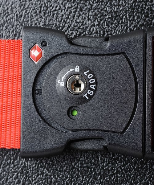 MILESTO（ミレスト）の「パレットTSAスーツケースベルト（トラベルグッズ・メンズ・レッド/グリーン/ブラック/オレンジ/イエロー/ローズ/ブルー・ﾌﾘ-）」の11枚目の写真