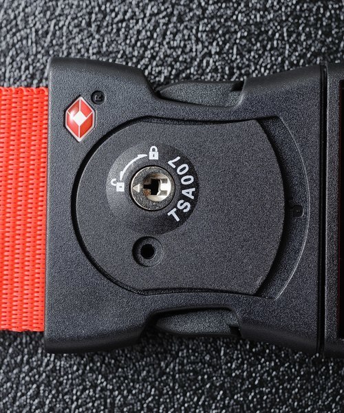 MILESTO（ミレスト）の「パレットTSAスーツケースベルト（トラベルグッズ・メンズ・レッド/グリーン/ブラック/オレンジ/イエロー/ローズ/ブルー・ﾌﾘ-）」の12枚目の写真