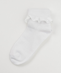 WEGO | WEGO/折り返しフリルリブソックス(ソックス/靴下)