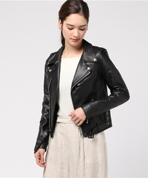 NINE | ラムレザーライダース(ライダースジャケット)