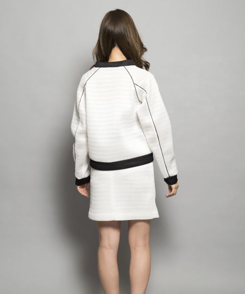 MILLION CARATS（ミリオンカラッツ）の「メッシュブルゾン[SPORTS/スポーツ]【2017SPRING】（ブルゾン・レディース・オフホワイト/ブラック・FREE）」の5枚目の写真