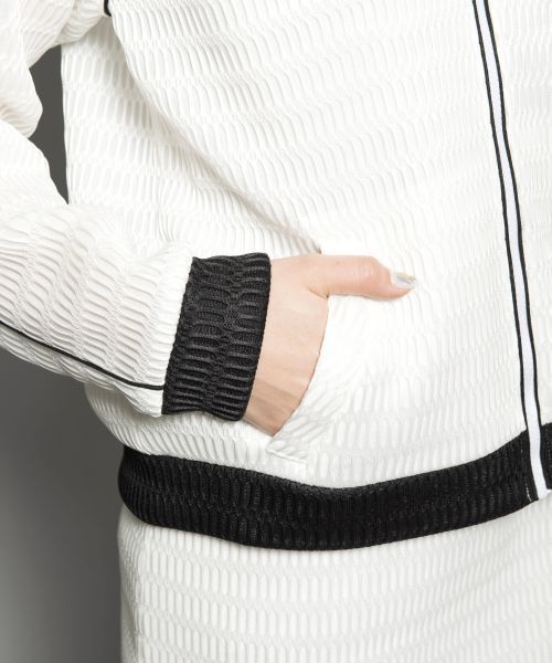 MILLION CARATS（ミリオンカラッツ）の「メッシュブルゾン[SPORTS/スポーツ]【2017SPRING】（ブルゾン・レディース・オフホワイト/ブラック・FREE）」の7枚目の写真