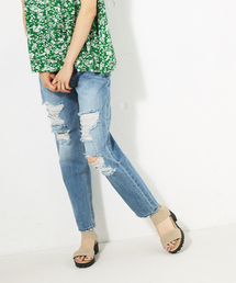 AZUL by moussy | アンクルテーパードデニム(デニムパンツ)