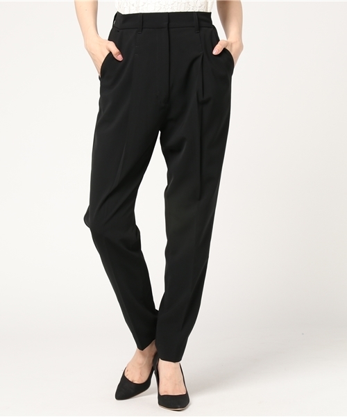 STUDIOUS SELECT（ステュディオスセレクト）の「【Annc】Dress stretch pants（その他パンツ・レディース・ブラック/ネイビー・FREE）」の2枚目の写真