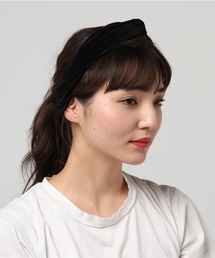 CONTROL FREAK （コントロールフリーク）プリーツベロアヘアバンド