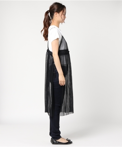 UNITED TOKYO(ユナイテッドトウキョウ)の「チュールプリーツワンピース(ワンピース・レディース・ミント/ブラック・1)」の21枚目の写真