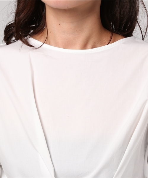 ENFOLD（エンフォルド）の「COブロード タックBL（Tシャツ/カットソー