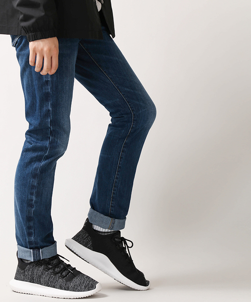 WEGO（ウィゴー）の「WEGO/セルビッジスキニーデニムパンツ（デニムパンツ・メンズ・インディゴブルー/ノンウォッシュ・SMALL/MEDIUM/LARGE）」の2枚目の写真