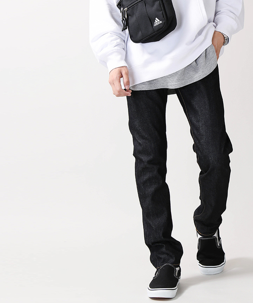 WEGO（ウィゴー）の「WEGO/セルビッジスキニーデニムパンツ（デニムパンツ・メンズ・インディゴブルー/ノンウォッシュ・SMALL/MEDIUM/LARGE）」の19枚目の写真