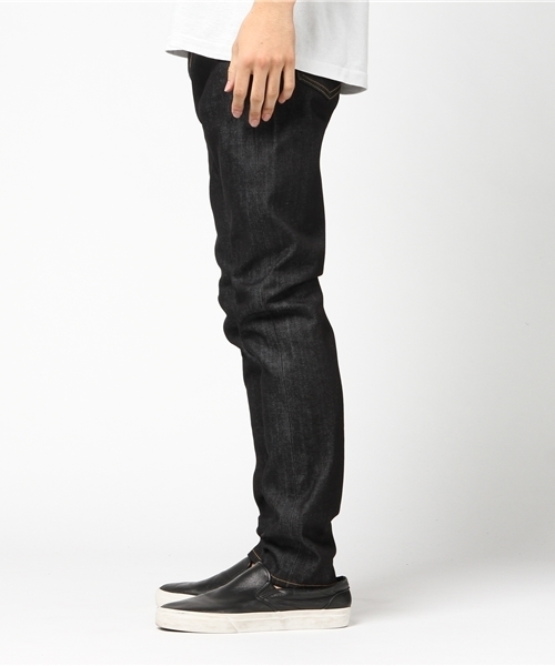 WEGO（ウィゴー）の「WEGO/セルビッジスキニーデニムパンツ（デニムパンツ・メンズ・インディゴブルー/ノンウォッシュ・SMALL/MEDIUM/LARGE）」の3枚目の写真