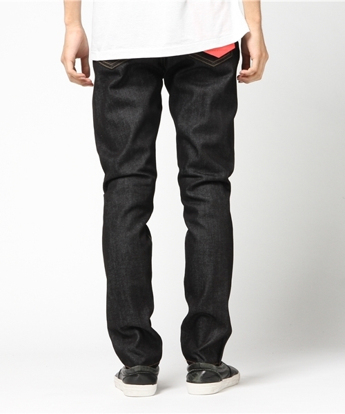 WEGO（ウィゴー）の「WEGO/セルビッジスキニーデニムパンツ（デニムパンツ・メンズ・インディゴブルー/ノンウォッシュ・SMALL/MEDIUM/LARGE）」の4枚目の写真