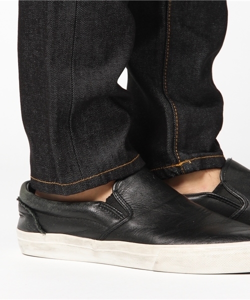 WEGO（ウィゴー）の「WEGO/セルビッジスキニーデニムパンツ（デニムパンツ・メンズ・インディゴブルー/ノンウォッシュ・SMALL/MEDIUM/LARGE）」の9枚目の写真