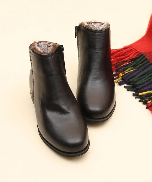 coen（コーエン）の「サイドジップショートブーツ（ブーツ・レディース・ブラック/ブラウン/ダークブラウン・LARGE/SMALL/MEDIUM）」の9枚目の写真