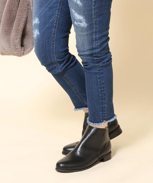 coen（コーエン）の「サイドジップショートブーツ（ブーツ・レディース・ブラック/ブラウン/ダークブラウン・LARGE/SMALL/MEDIUM）」の20枚目の写真