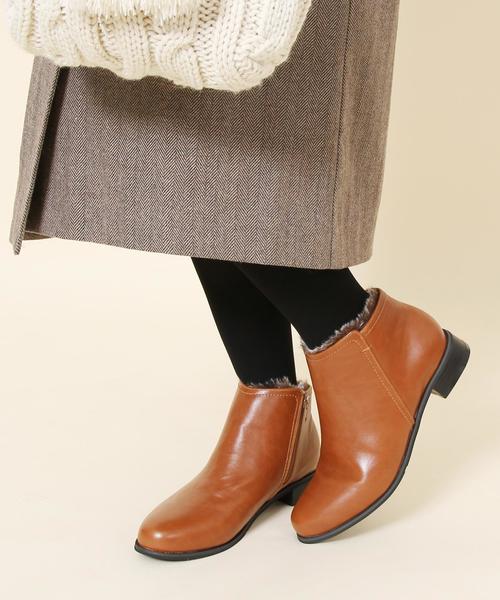 coen（コーエン）の「サイドジップショートブーツ（ブーツ・レディース・ブラック/ブラウン/ダークブラウン・LARGE/SMALL/MEDIUM）」の14枚目の写真