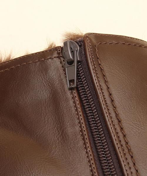 coen（コーエン）の「サイドジップショートブーツ（ブーツ・レディース・ブラック/ブラウン/ダークブラウン・LARGE/SMALL/MEDIUM）」の10枚目の写真