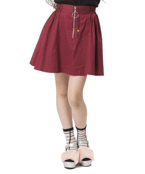 algy（アルジー）の「リングジップフレアスカパン（スカート・キッズ・マスタード/ブラック/エンジ・SMALL/X-SMALL/MEDIUM/XX-SMALL）」の3枚目の写真