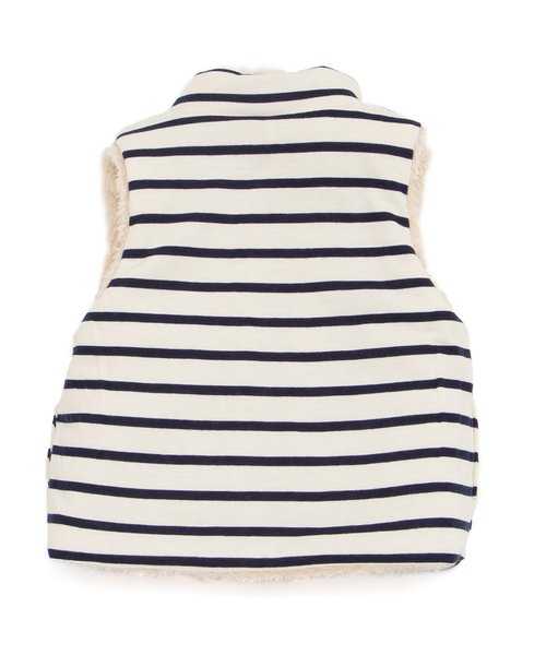 apres les cours（アプレレクール）の「ボアリバーシブルベスト（ベスト・キッズ・ベージュ/カーキ・110/130/100/120/90/140/80）」の18枚目の写真