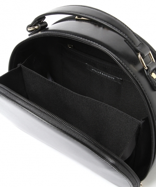 PAGEBOY(ページボーイ)の「ハーフムーンショルダーバッグ(ショルダーバッグ・レディース・ベビーピンク/ブラック/ライトグレー・FREE)」の7枚目の写真