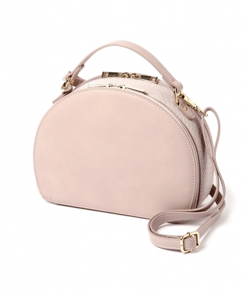 PAGEBOY(ページボーイ)の「ハーフムーンショルダーバッグ(ショルダーバッグ・レディース・ベビーピンク/ブラック/ライトグレー・FREE)」の6枚目の写真