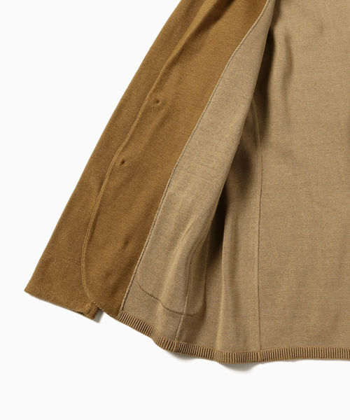 LARDINI ラルディーニ ピークドラペル ニットジャケット LARDINI（ラルディーニ）の「◎LARDINI / ダブルフェイス