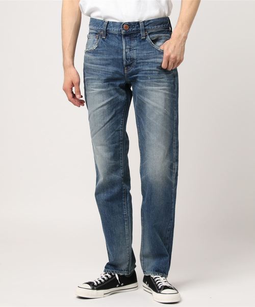 RED CARD TOKYO（レッドカード）の「RED CARD シェービング加工ストレートジーンズ（デニムパンツ・メンズ・ブルー・31/29/30/28）」の4枚目の写真