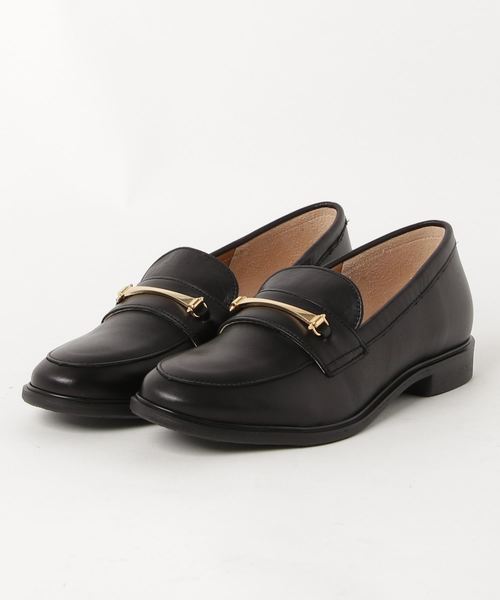 あしながおじさん（アシナガオジサン）の「◆ あしながおじさん ◆　ビットローファー　0701065（ローファー・レディース・ブラック/クリアブラック/キャメル/ワインレッド・22.5cm/23.5cm/24.5cm/23.0cm/24.0cm）」の2枚目の写真