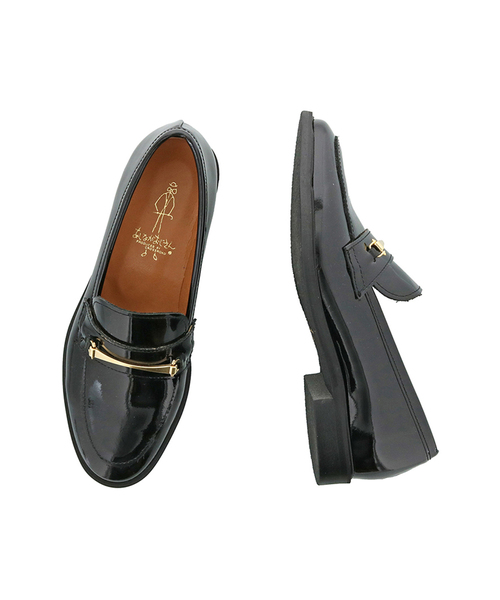 あしながおじさん（アシナガオジサン）の「◆ あしながおじさん ◆　ビットローファー　0701065（ローファー・レディース・ブラック/クリアブラック/キャメル/ワインレッド・22.5cm/23.5cm/24.5cm/23.0cm/24.0cm）」の8枚目の写真