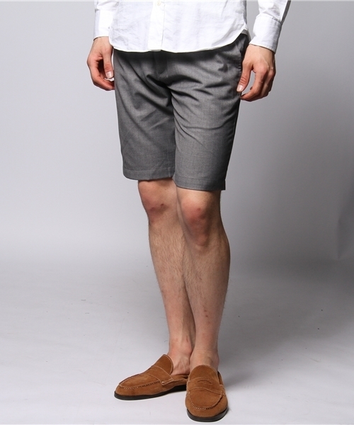 JOURNAL STANDARD(ジャーナルスタンダード)の「☆T/R ギャバジンショーツ#(スラックス・メンズ・ブルー系その他/ネイビー/サックスブルー/グレー・LARGE/SMALL/MEDIUM)」の13枚目の写真