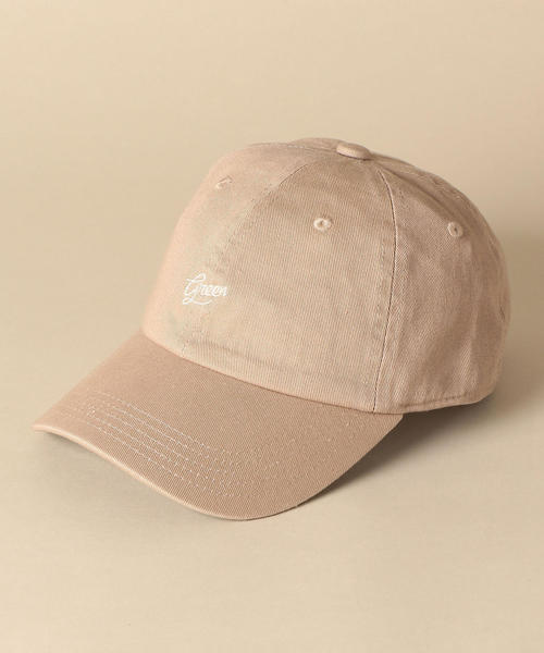 green label relaxing(グリーンレーベルリラクシング)の「GLR GREENキャップ(キャップ・キッズ・ベージュ/ピンク/ダークグリーン/ライラック・54-56cm/52-54cm)」の2枚目の写真