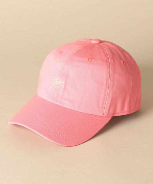 green label relaxing(グリーンレーベルリラクシング)の「GLR GREENキャップ(キャップ・キッズ・ベージュ/ピンク/ダークグリーン/ライラック・54-56cm/52-54cm)」の4枚目の写真